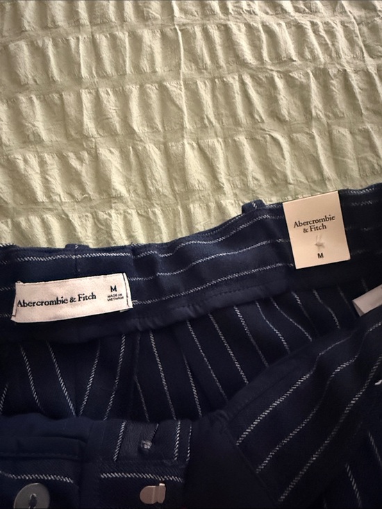 Abercrombie & Fitch Pants - Abercrombie & Fitch Navy Pinstripe Trousers